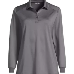 School Uniform Kids Long Sleeve Rapid Dry Polo Shirt