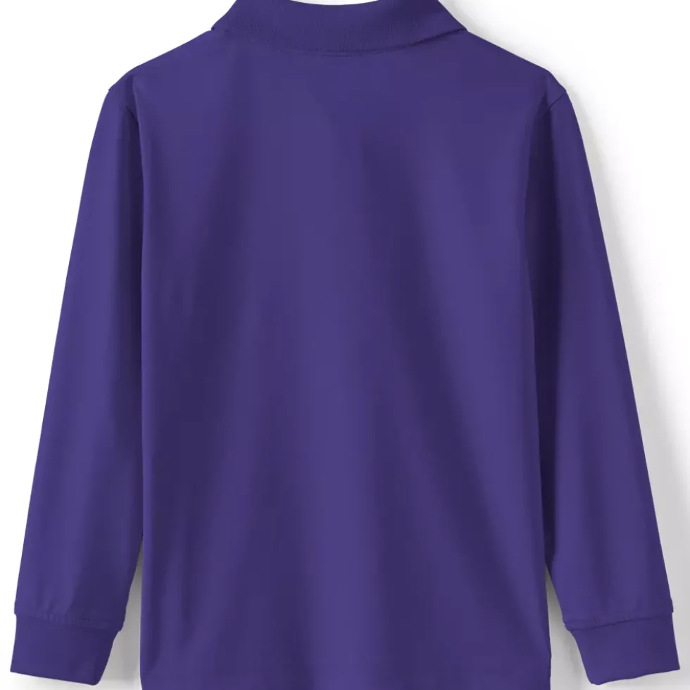 School Uniform Kids Long Sleeve Rapid Dry Polo Shirt