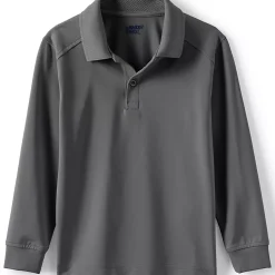 School Uniform Kids Long Sleeve Rapid Dry Polo Shirt