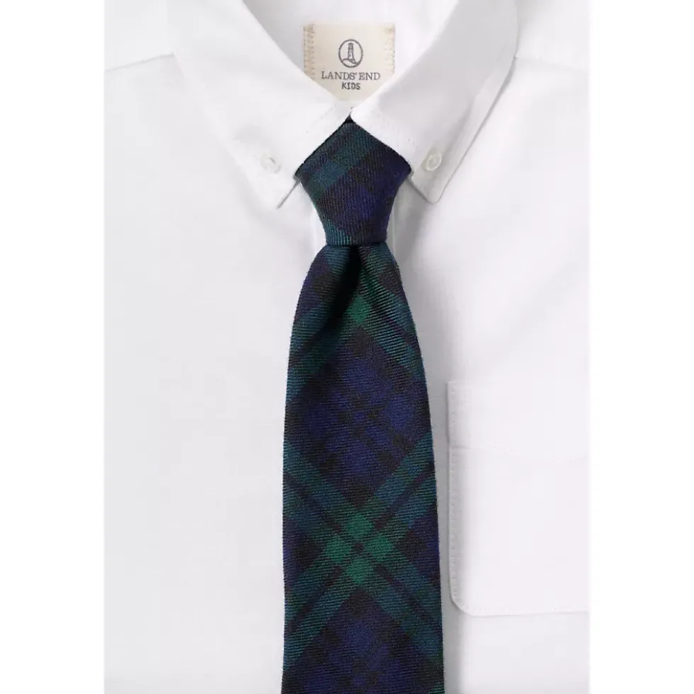 School Uniform Kids Plaid To Be Tied Tie