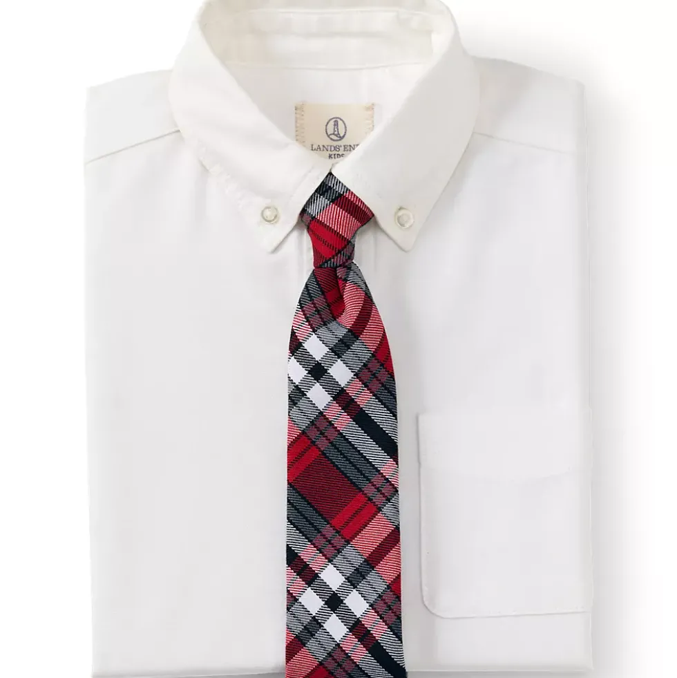 School Uniform Kids Plaid To Be Tied Tie