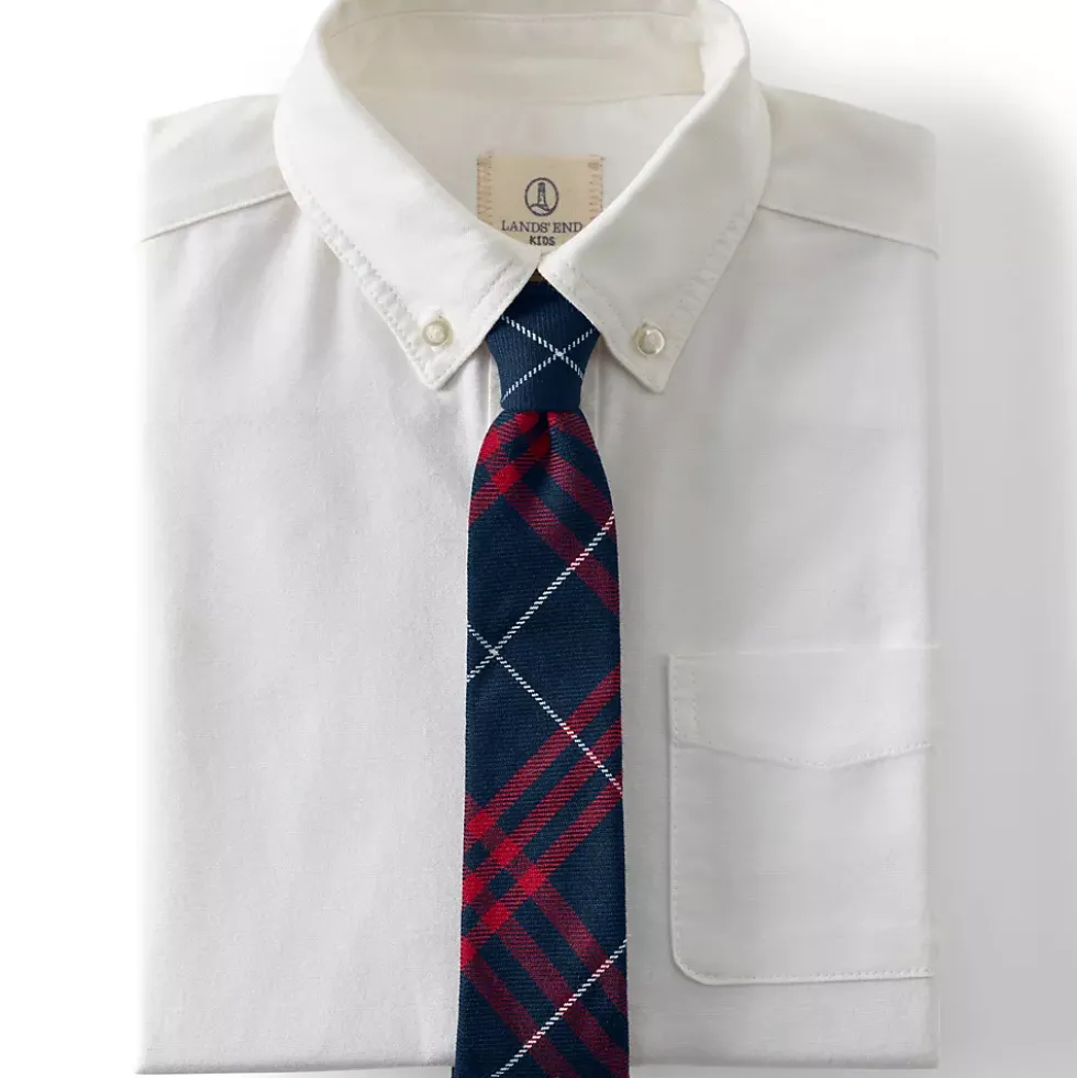School Uniform Kids Plaid To Be Tied Tie