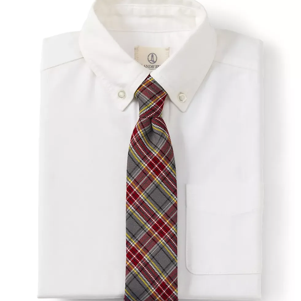 School Uniform Kids Plaid To Be Tied Tie