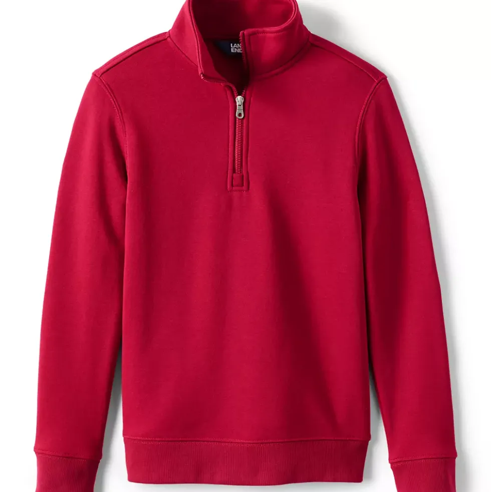School Uniform Kids Quarter Zip Sweatshirt