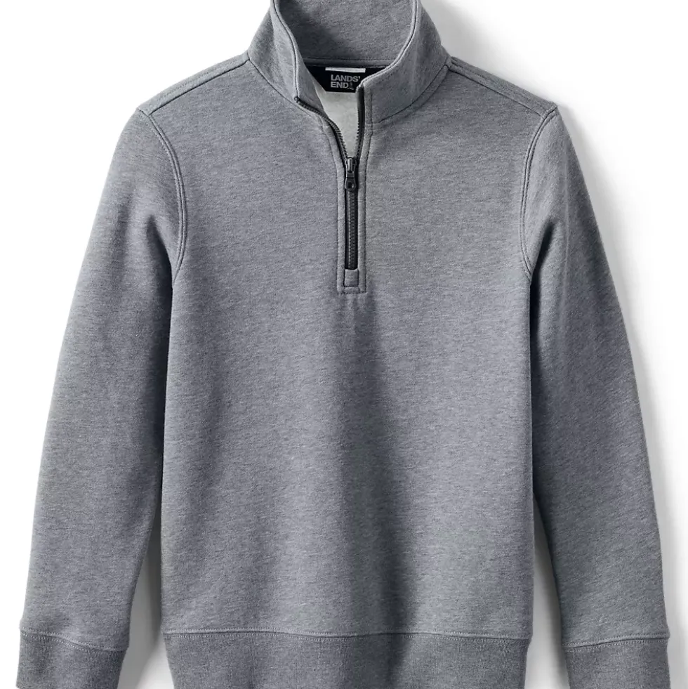 School Uniform Kids Quarter Zip Sweatshirt