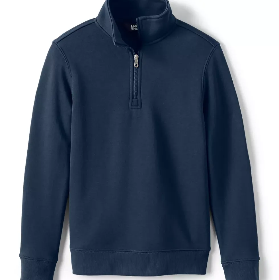 School Uniform Kids Quarter Zip Sweatshirt