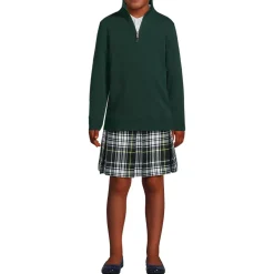 School Uniform Kids Quarter Zip Sweatshirt