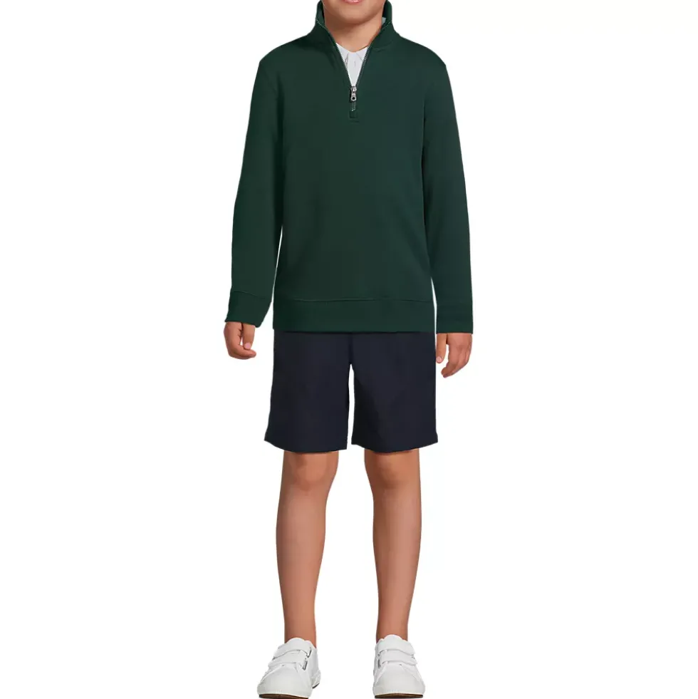 School Uniform Kids Quarter Zip Sweatshirt