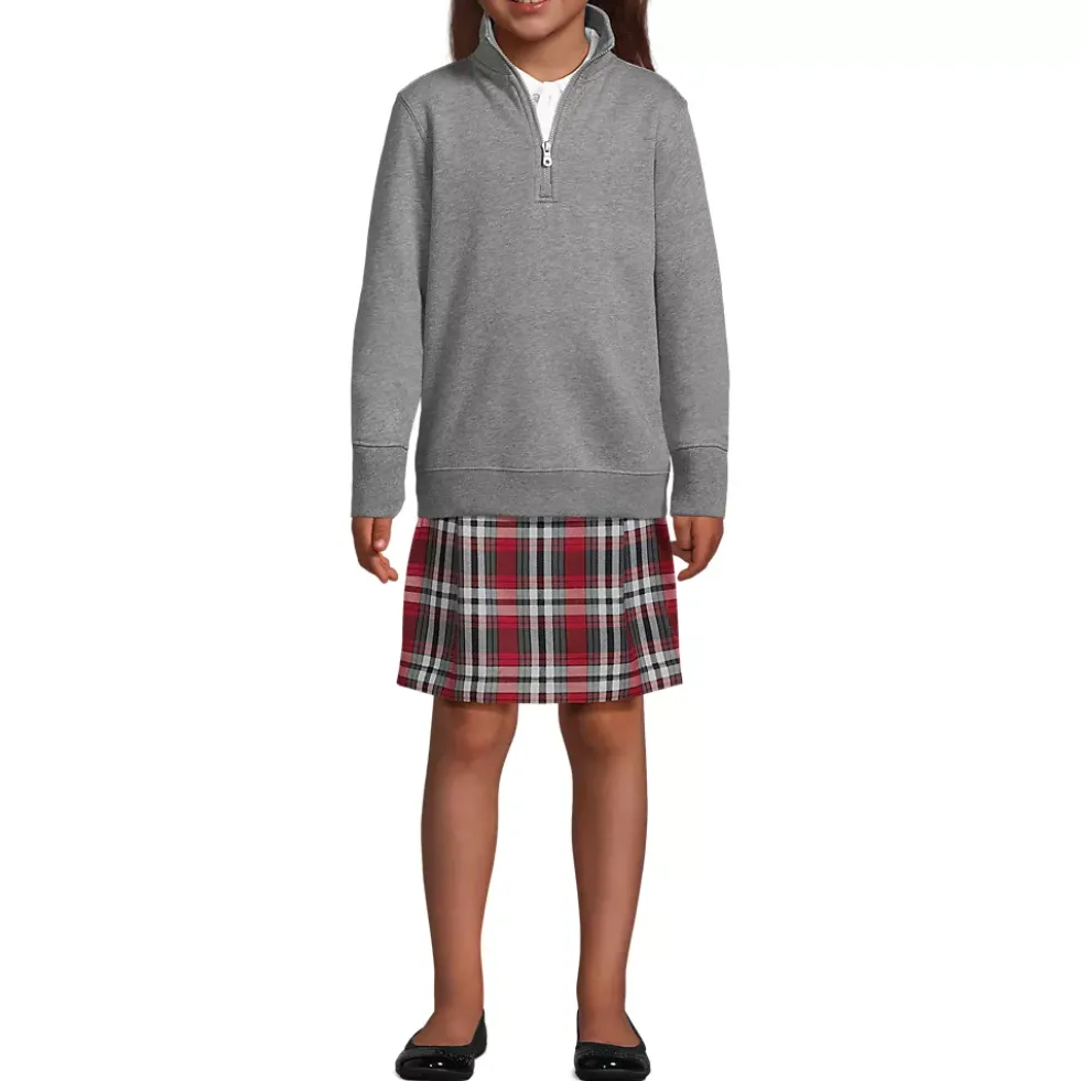 School Uniform Kids Quarter Zip Sweatshirt