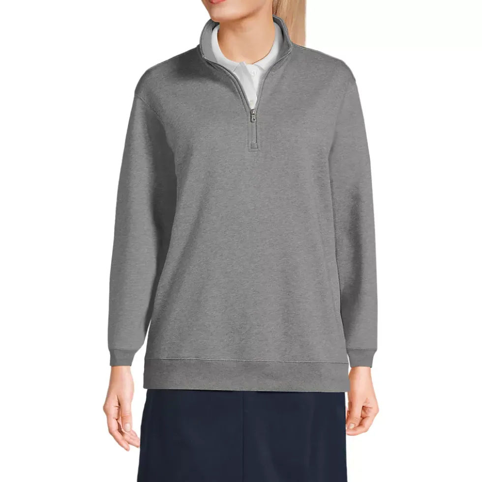 School Uniform Kids Quarter Zip Sweatshirt