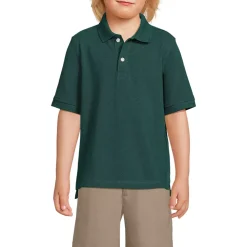 School Uniform Kids Short Sleeve Mesh Polo Shirt