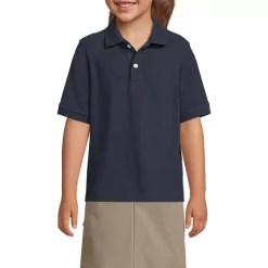 School Uniform Kids Short Sleeve Mesh Polo Shirt