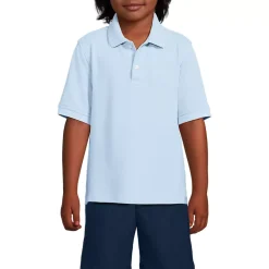 School Uniform Kids Short Sleeve Mesh Polo Shirt