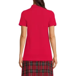 School Uniform Kids Short Sleeve Mesh Polo Shirt