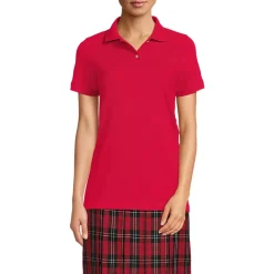 School Uniform Kids Short Sleeve Mesh Polo Shirt