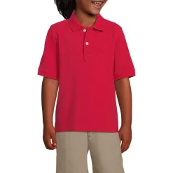 School Uniform Kids Short Sleeve Mesh Polo Shirt