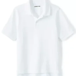 School Uniform Kids Short Sleeve Mesh Polo Shirt