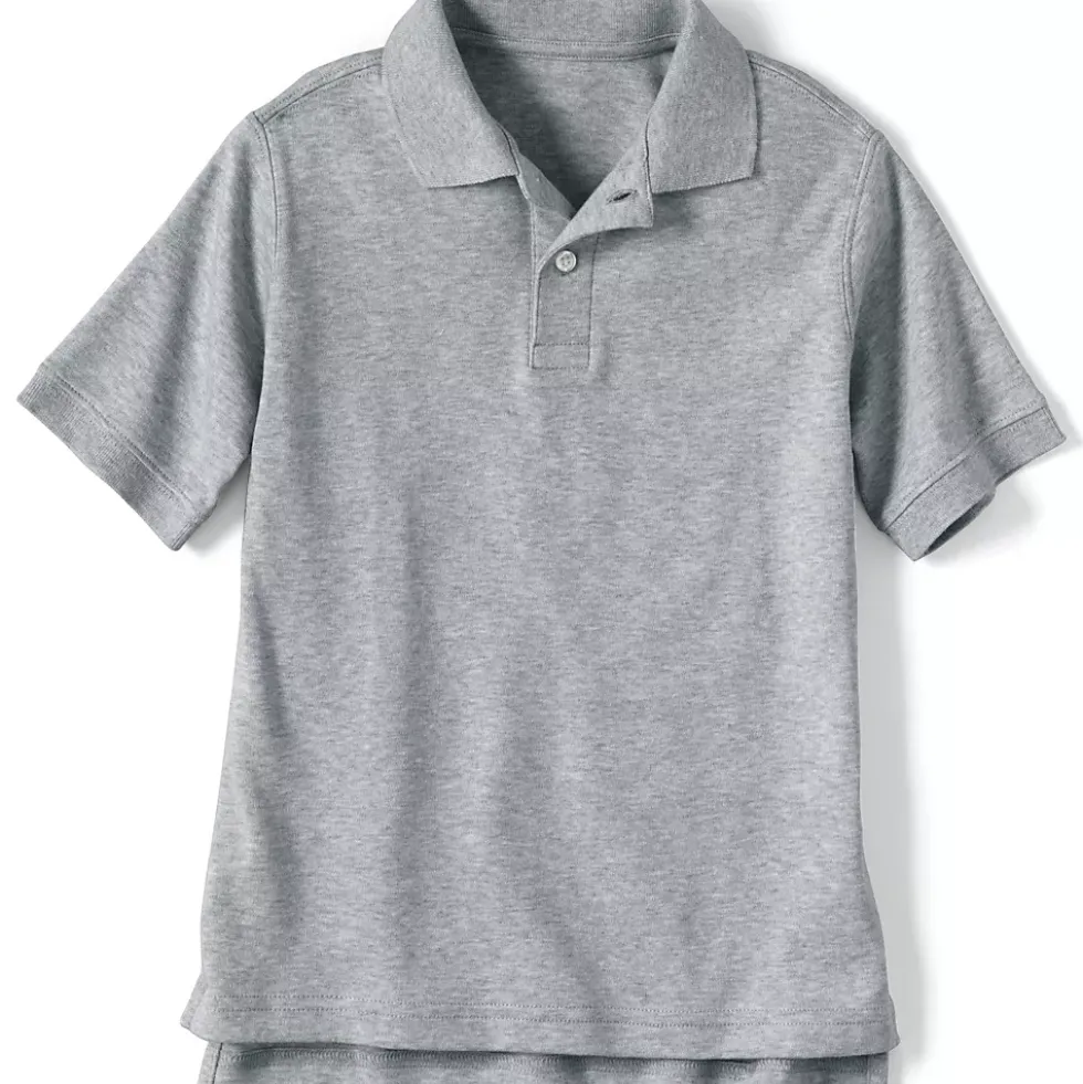 School Uniform Kids Short Sleeve Interlock Polo Shirt