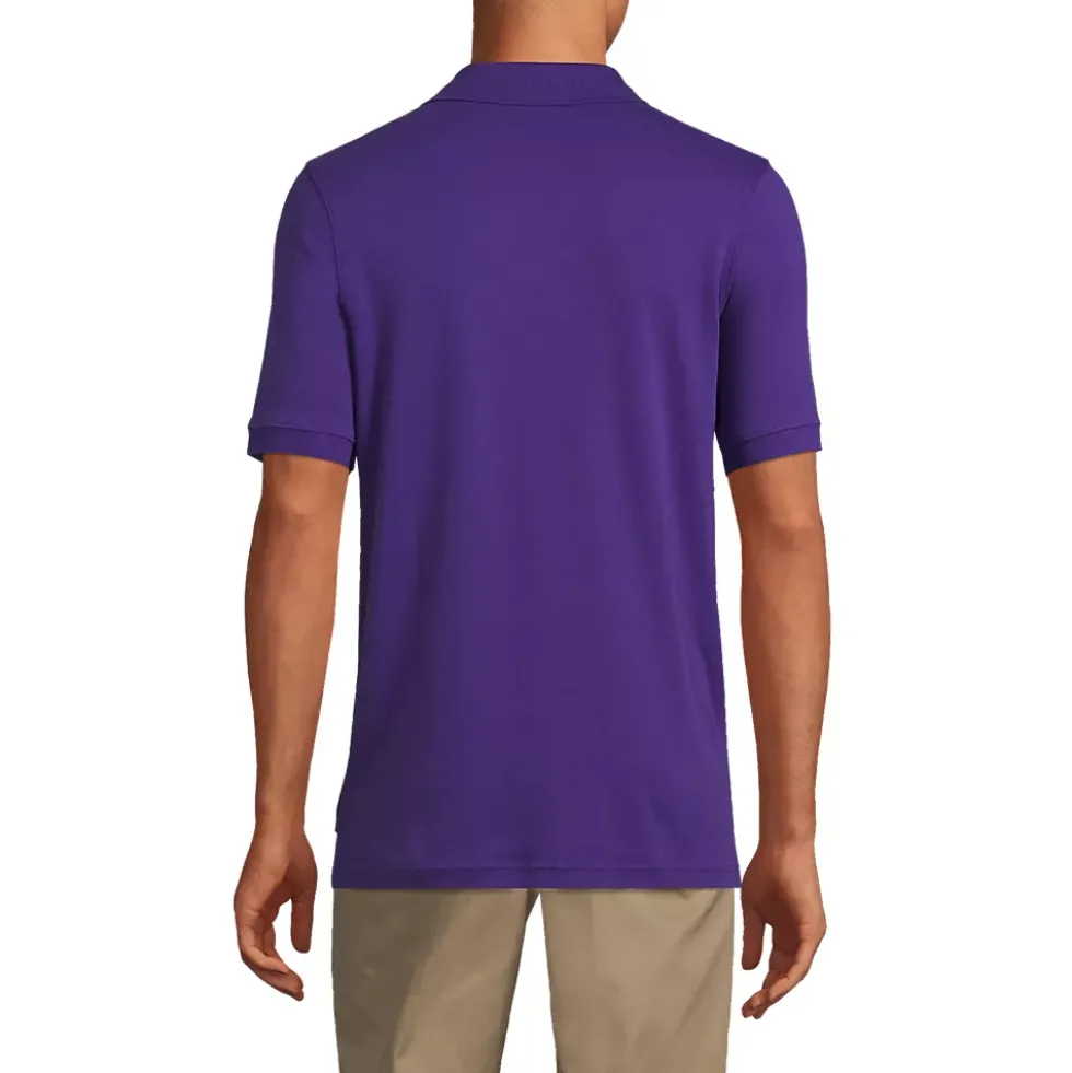 School Uniform Kids Short Sleeve Interlock Polo Shirt