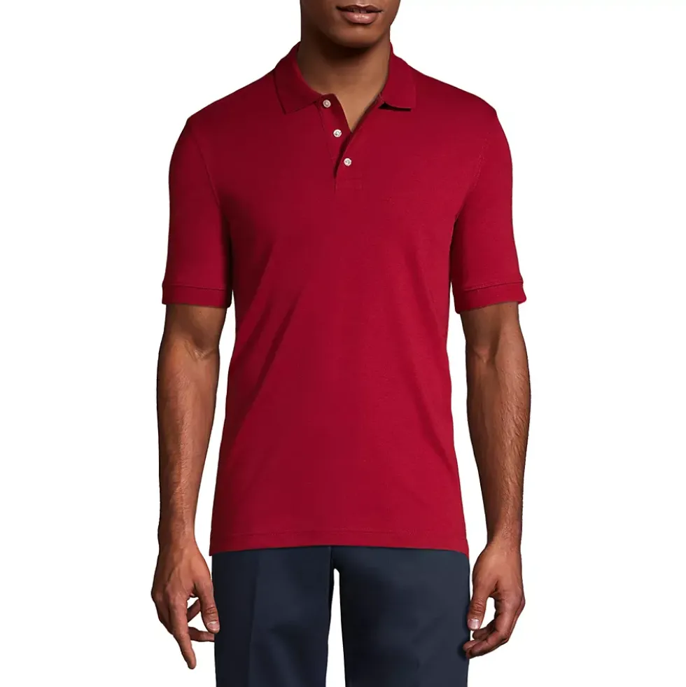School Uniform Kids Short Sleeve Interlock Polo Shirt