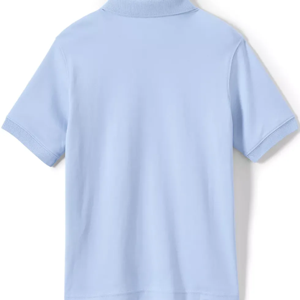 School Uniform Kids Short Sleeve Interlock Polo Shirt
