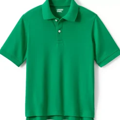 School Uniform Kids Short Sleeve Interlock Polo Shirt