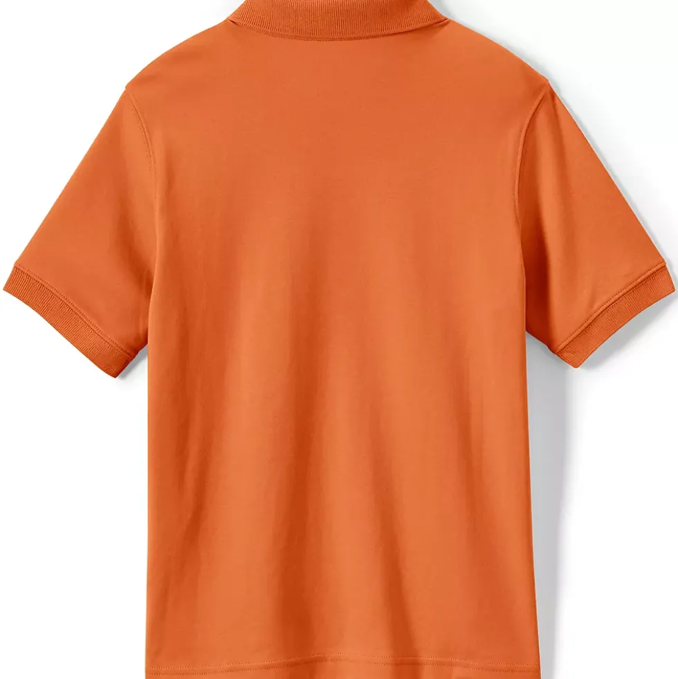 School Uniform Kids Short Sleeve Interlock Polo Shirt