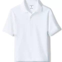 School Uniform Kids Short Sleeve Interlock Polo Shirt