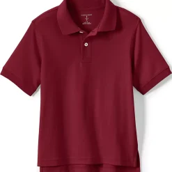 School Uniform Kids Short Sleeve Interlock Polo Shirt