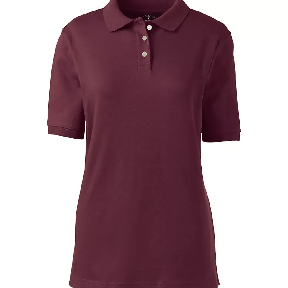School Uniform Kids Short Sleeve Interlock Polo Shirt
