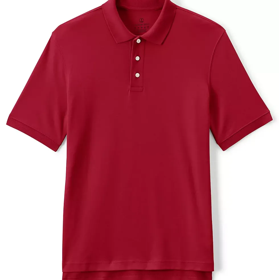 School Uniform Kids Short Sleeve Interlock Polo Shirt