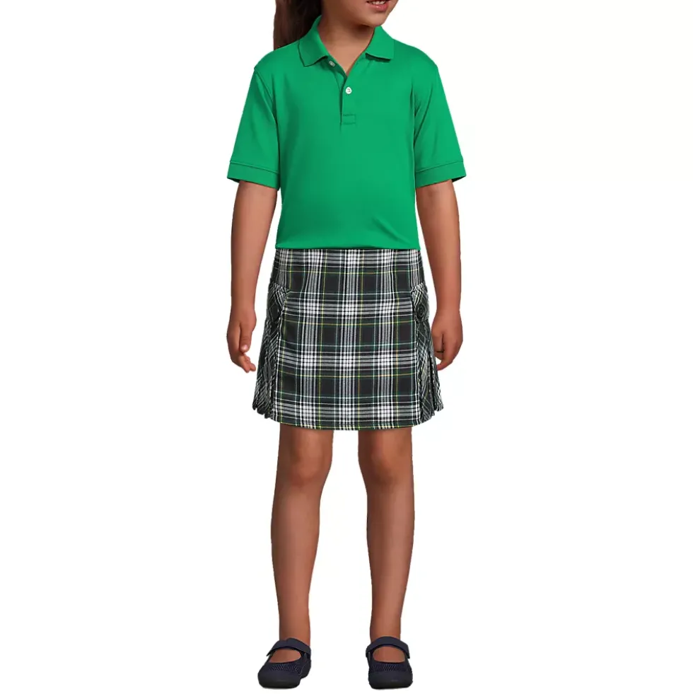 School Uniform Kids Short Sleeve Interlock Polo Shirt