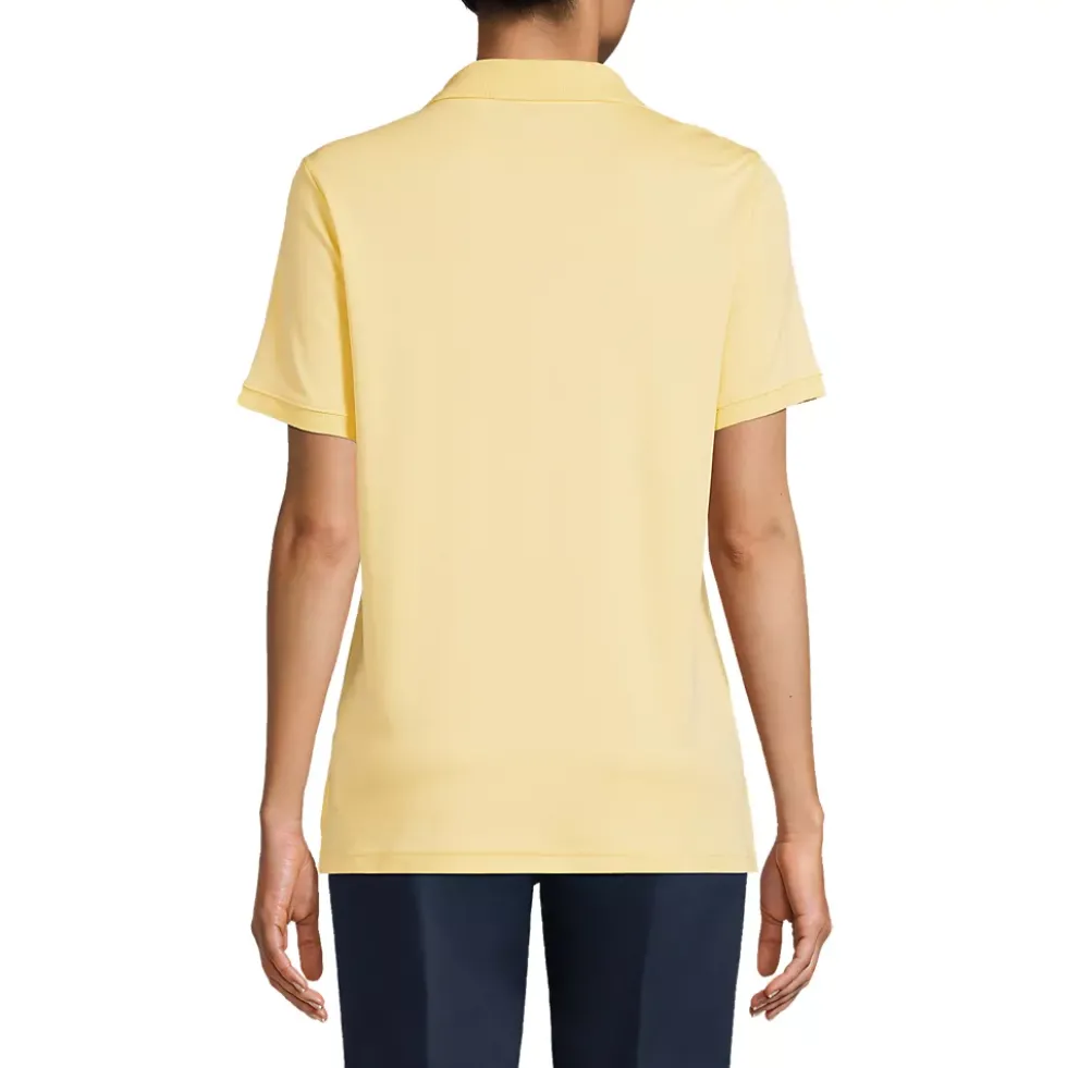 School Uniform Kids Short Sleeve Interlock Polo Shirt