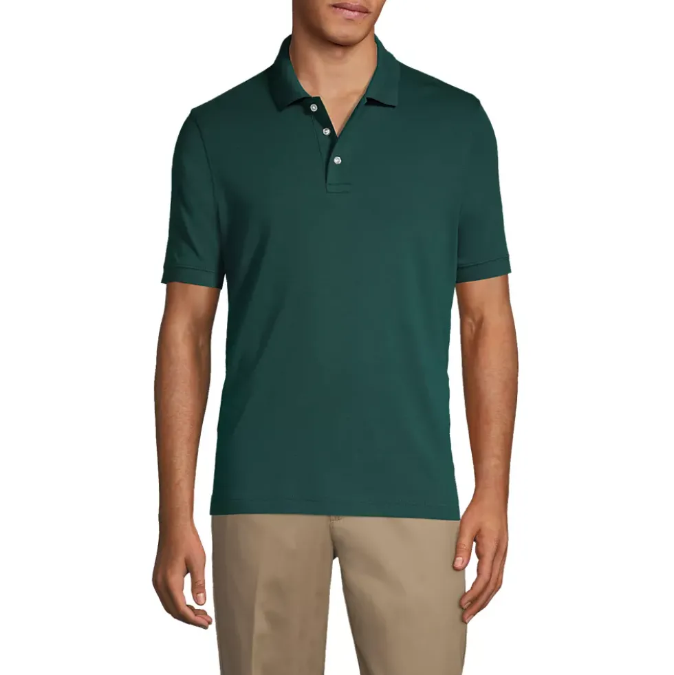 School Uniform Kids Short Sleeve Interlock Polo Shirt