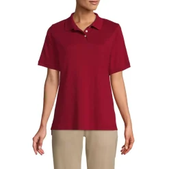 School Uniform Kids Short Sleeve Interlock Polo Shirt
