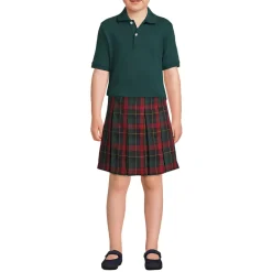 School Uniform Kids Short Sleeve Interlock Polo Shirt
