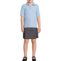 School Uniform Kids Short Sleeve Interlock Polo Shirt