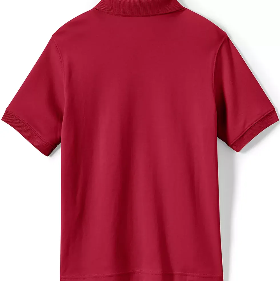 School Uniform Kids Short Sleeve Interlock Polo Shirt