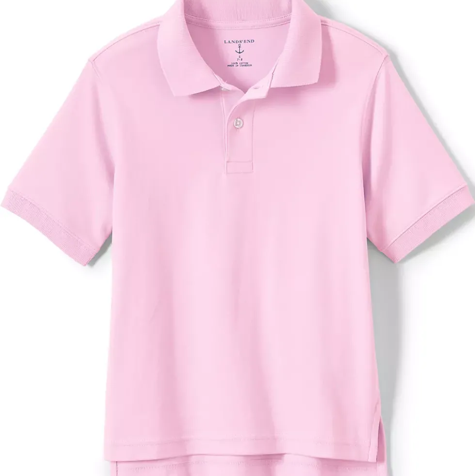 School Uniform Kids Short Sleeve Interlock Polo Shirt
