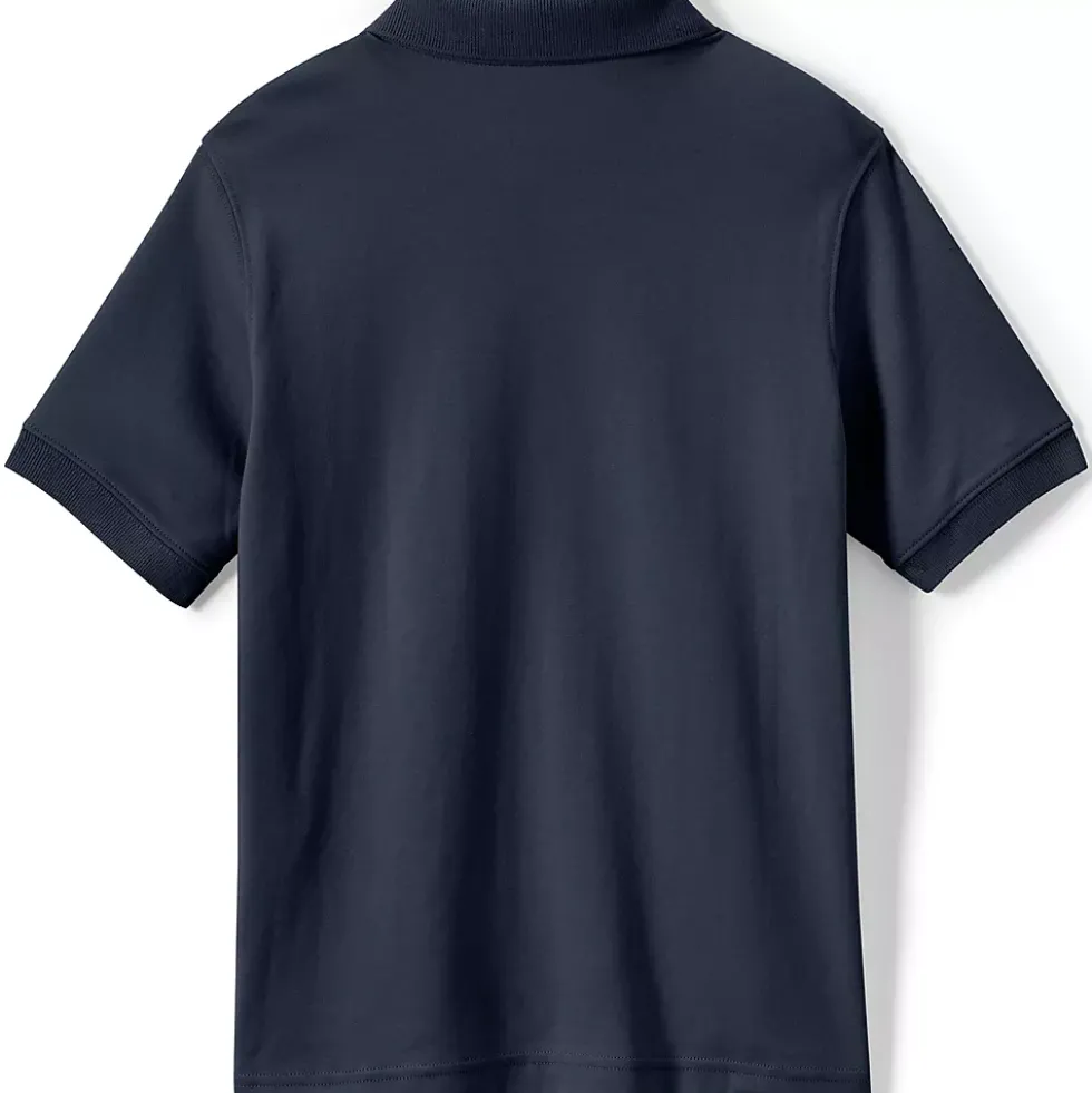 School Uniform Kids Short Sleeve Interlock Polo Shirt