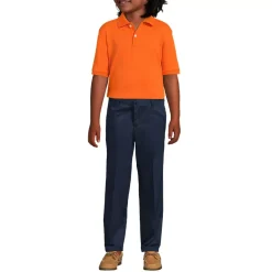 School Uniform Kids Short Sleeve Interlock Polo Shirt