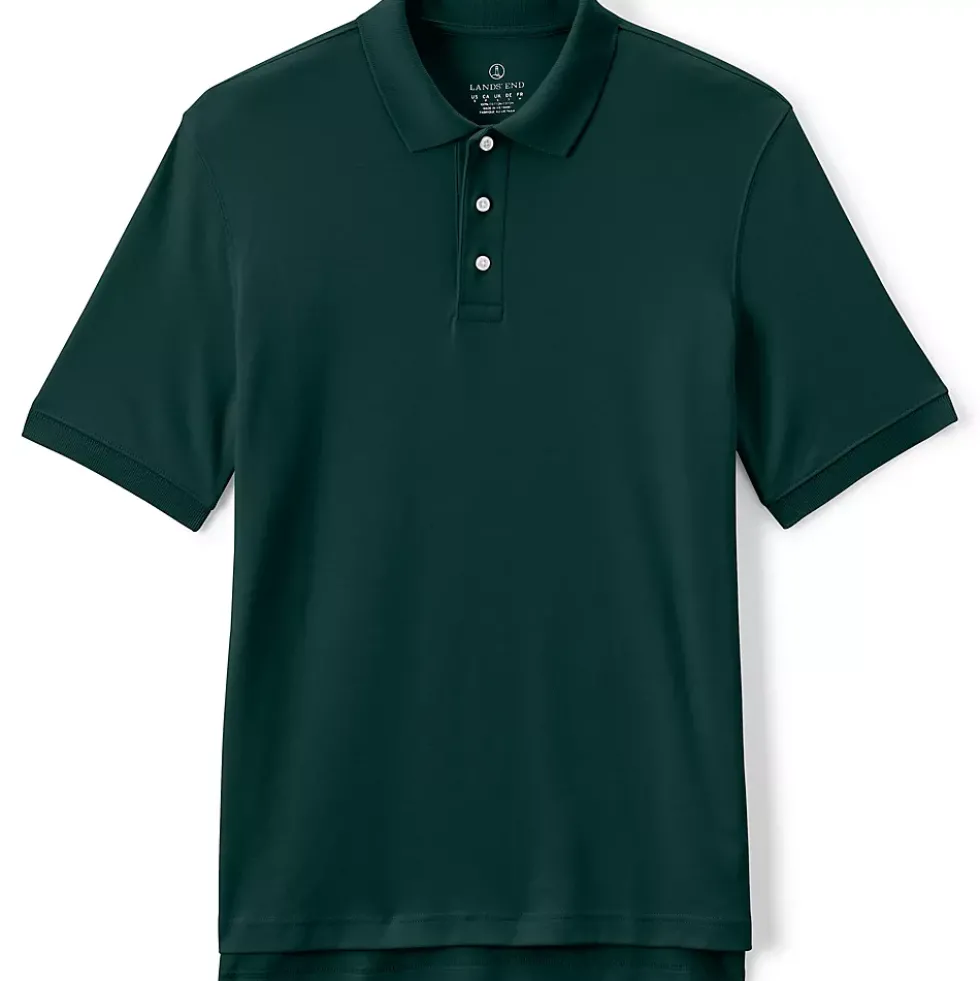 School Uniform Kids Short Sleeve Interlock Polo Shirt