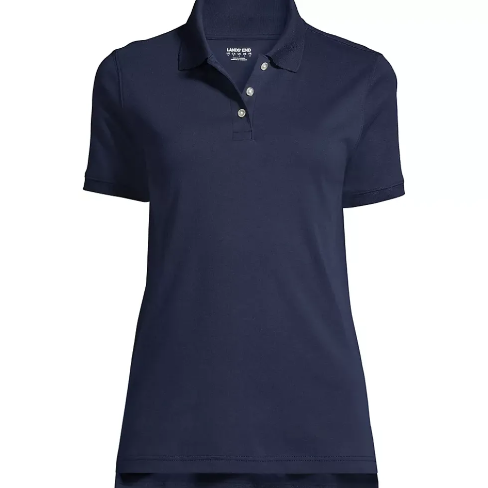School Uniform Kids Short Sleeve Interlock Polo Shirt