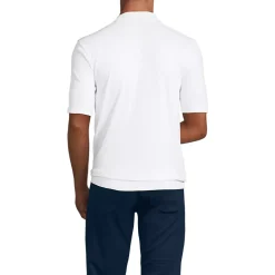 School Uniform Kids Short Sleeve Banded Bottom Polo Shirt