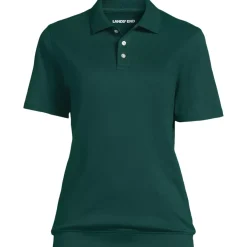 School Uniform Kids Short Sleeve Banded Bottom Polo Shirt
