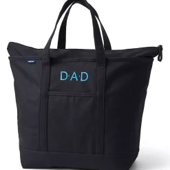 School Uniform Medium 5 Pocket Open Top Canvas Tote Bag