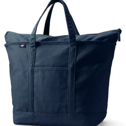 School Uniform Medium 5 Pocket Open Top Canvas Tote Bag