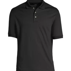 School Uniform Men's Banded Cuff Short Sleeve Supima Cotton Polo Shirt