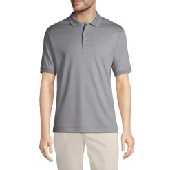 School Uniform Men's Banded Cuff Short Sleeve Supima Cotton Polo Shirt