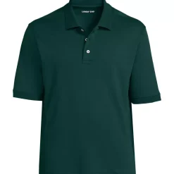 School Uniform Men's Banded Cuff Short Sleeve Supima Cotton Polo Shirt